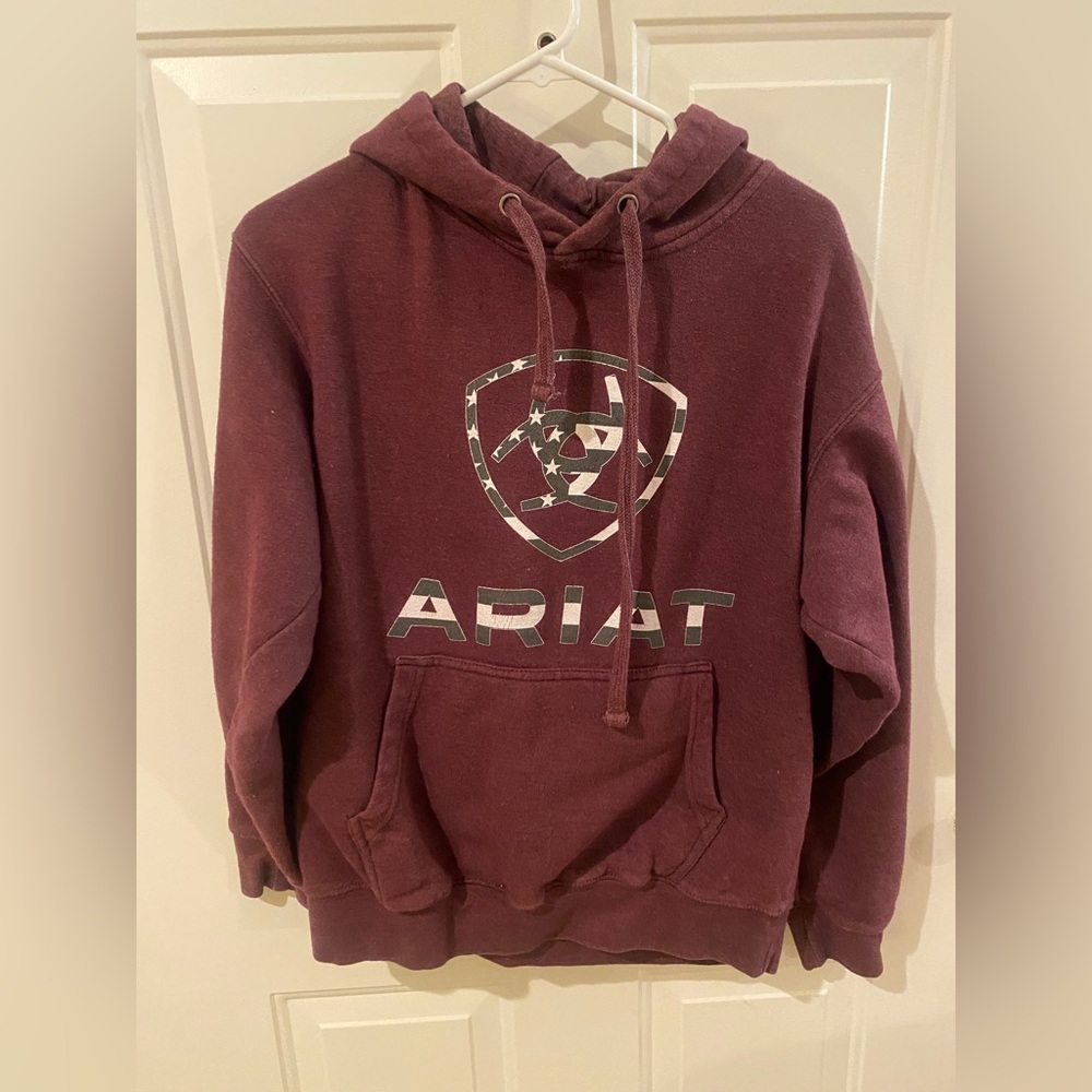 Men’s purple ariat sweatshirt from buckle